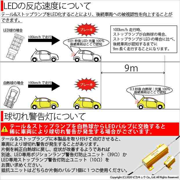 6-C-6 即納☆トヨタ ハイエース[200系 4型] テール/ストップ T20D HYPER FLUX LED18連ウェッジダブル球レッド タイプ 2球の通販はau  PAY マーケット - ピカキュウモバイル【カーLED専門店】