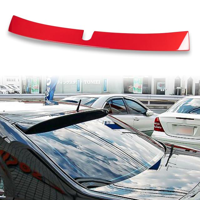 純正色塗装 ABS製 ルーフ スポイラー メルセデスベンツ用 Cクラス W203 セダン Lタイプ ポン付け カラーコード：590の通販は 21,609円