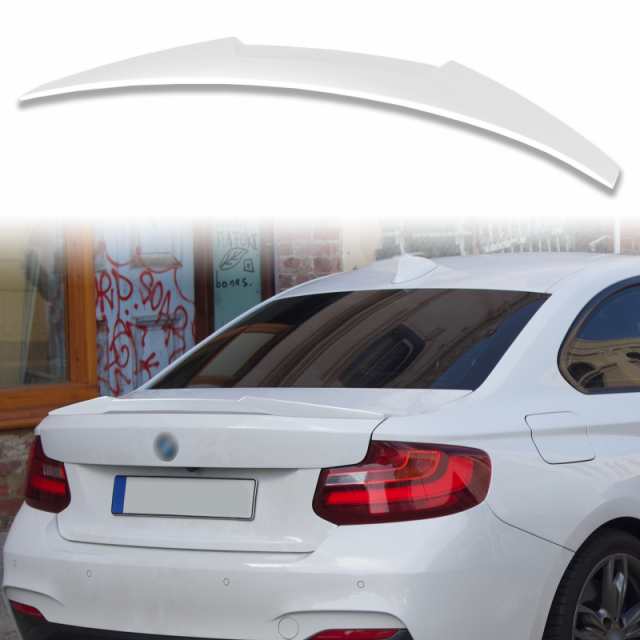 純正色塗装 ABS製 トランクスポイラー BMW用 2シリーズ F22用 M4タイプ ポン付け カラーコード：A96の通販は