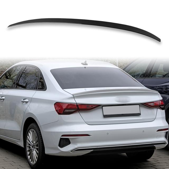 純正色塗装 ABS製 トランクスポイラー アウディ用 A3 / S3 8Y セダン S-Lineスタイル ポン付け カラーコード：LY9Bの通販は 18,315円