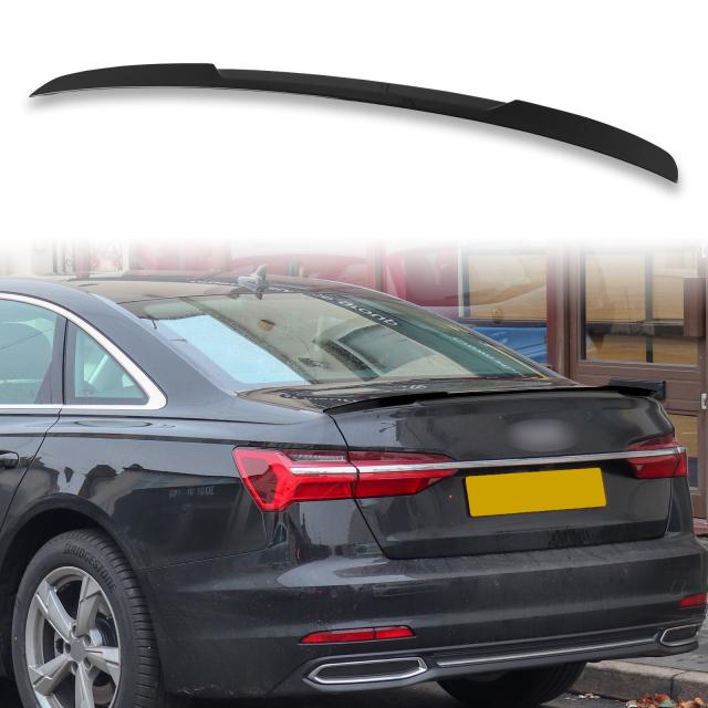 純正色塗装 ABS製 トランクスポイラー アウディ用 A6 C8 セダン Vスタイル ポン付け カラーコード：LY9Bの通販は 16,093円