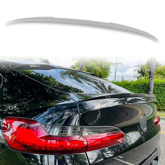 純正色塗装 ABS製 トランクスポイラー BMW用 X4 G02 Pタイプ 外装 エアロ パーツ リアスポイラー 両面テープ取付 カラーコード：A83の通販は