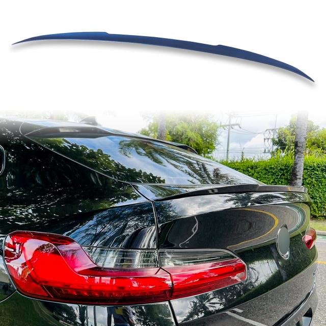 純正色塗装 ABS製 トランクスポイラー BMW用 X4 G02 Pタイプ 外装 エアロ パーツ リアスポイラー 両面テープ取付 カラーコード：C1Mの通販は