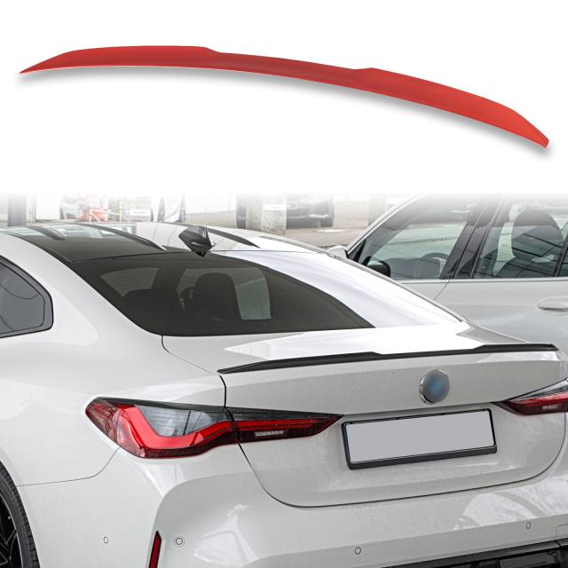 純正色塗装 ABS製 トランクスポイラー BMW用 4シリーズ G22 クーペ用 M4タイプ ポン付け カラーコード:C1X