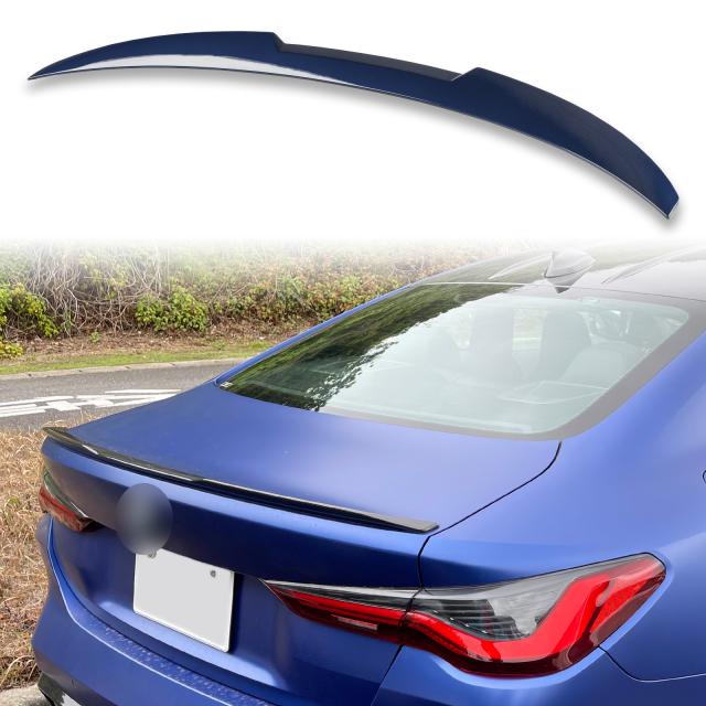 純正色塗装 ABS製 トランクスポイラー BMW用 4シリーズ G26 グランクーペ用 M4タイプ ポン付け カラーコード：C3Zの通販は