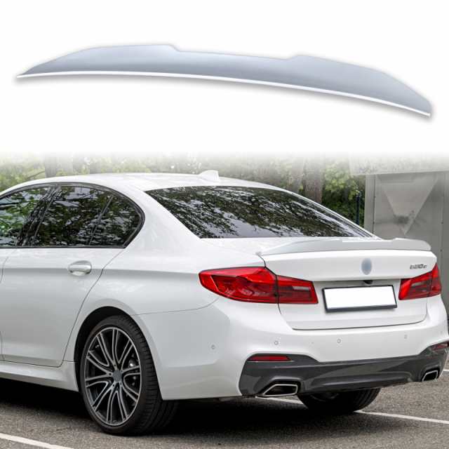 純正色塗装 ABS製 トランクスポイラー BMW用 5シリーズ G30 PSMスタイル セダン用 ポン付け カラーコード：A83