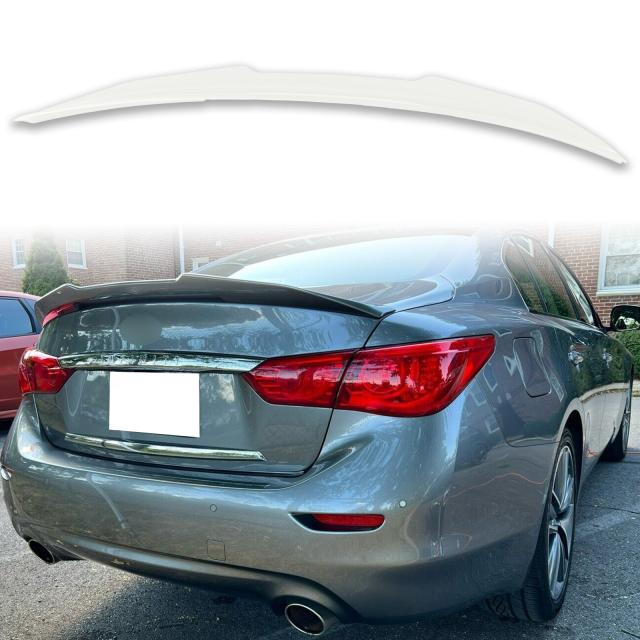 純正色塗装 ABS製 トランクスポイラー 日産用 スカイラインセダン V37 PSMスタイル ポン付け リアスポイラー カラーコード：QAB 17,963円