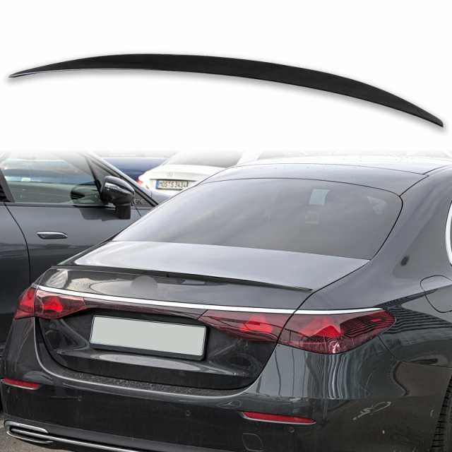 純正色塗装 ABS製 トランクスポイラー メルセデスベンツ用 Eクラス W214 2024以降 セダン Aタイプ ポン付け カラーコード:759の通販は