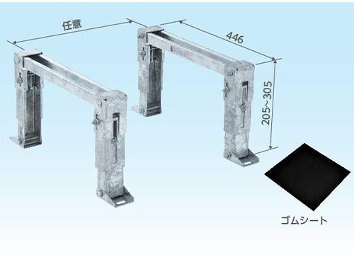 日晴金属 メーター架台(25~100号用)平地置用高さ300mm MK-30 - cmalaw.com