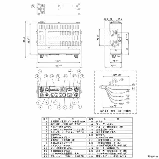 売れ筋商品 UNI-PEX車載アンプ 選挙 広報 移動販売 SDレコーダー付き10W