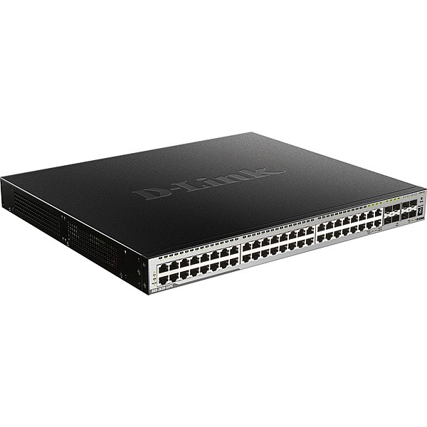 D-Link [DGS-3630-52PCEI A2] ギガビットL3スタッカブルスイッチ、PoE