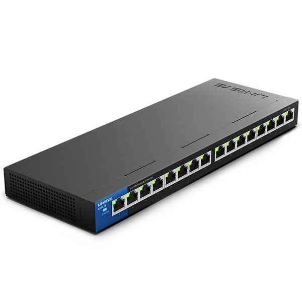 LINKSYS [LGS116-JP] 16ポート スイッチングハブ 10/100/1000Mbps 金属筐体 5年保証