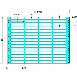 東洋印刷 [MT13H] タックフォームラベル 13 4/10インチ×10インチ 60面付(1ケース500折)