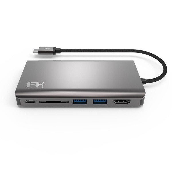 Feeltek [UCH008AP2] Portable 8-in-1 USB-C Hub