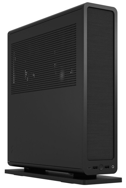 Fractal Design [FD-C-RID1N-11] Mini-ITX対応スリム型PCケース Ridge PCIe 4.0 Black