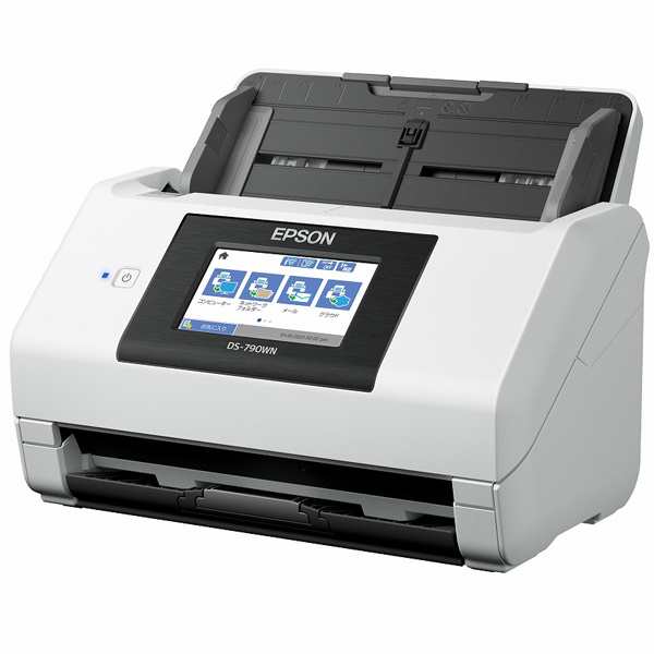 EPSON [DS-790WN] A4シートフィードスキャナー/A4片面45枚/分(200/300dpi)/両面同時読取/有線・無線LAN/4.3型タッチパネル