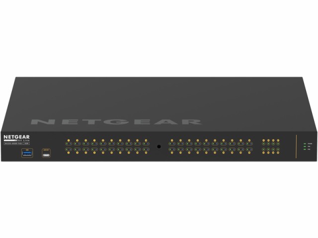 NETGEAR [GSM4248P-100AJS] ProAV向けPoE 対応 (480W) 1Gポート×40 SFP