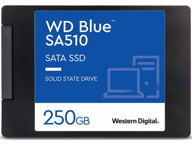 WESTERN DIGITAL [0718037-884622] WD Blue SA510 SATA接続 2.5インチSSD 250GB 5年保証 WDS250G3B0A [PSE認証済]