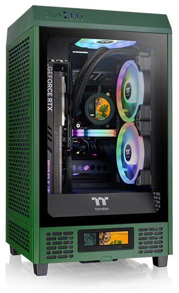 Thermaltake [CA-1X9-00SCWN-00] ミニタワーPCケース The Tower 200