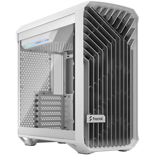 Fractal Design [FD-C-TOR1C-03] ミドルタワー型PCケース Torrent Compact White TG Clear Tint