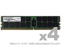 アドテック [ADS2400D-R16GDB4] DDR4-2400 288pin RDIMM 16GB×4枚 デュアルランク