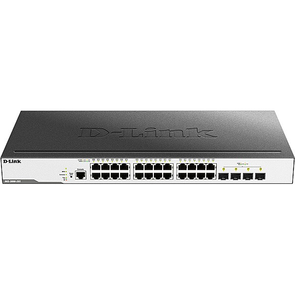 D-Link [DGS-3000-28X/B1] DGS-3000-28X L2+マネージドスイッチ、10/100/1000BASE-Tポート×24、10G SFP+スロット×4(リミテッドライ…