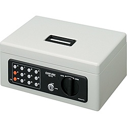 コクヨ [CB-T12M] 手提げ金庫(テンキー付き) B5 ライトグレーの通販は