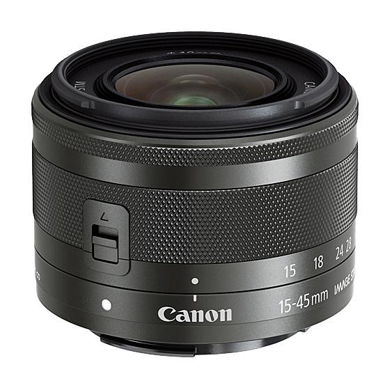 Canon [0572C001] EF-M15-45mm F3.5-6.3 IS STM (グラファイト)の通販は