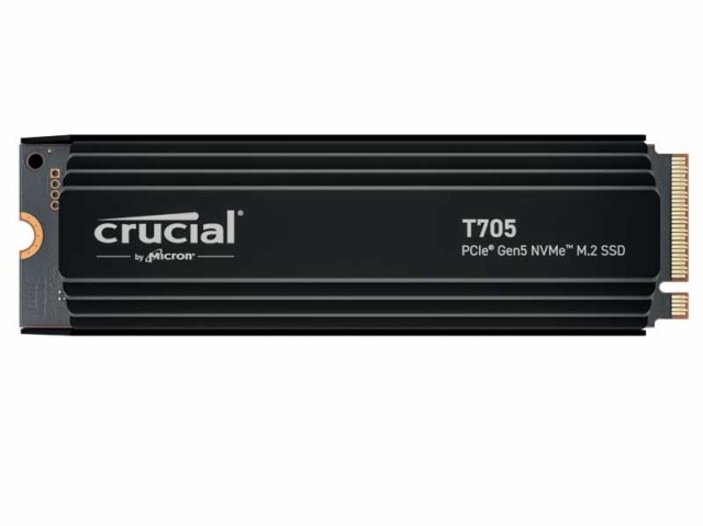 Crucial [0649528-940612] Crucial T705シリーズ M.2 2280 SSD PCIe Gen5 2TB 5年保証 ヒートシンク付 CT2000T705SSD5-JP