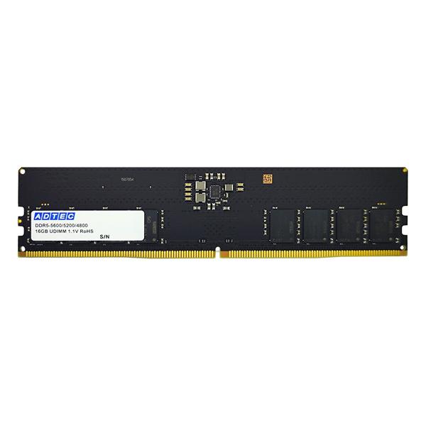 アドテック [ADS5600D-H16G] DDR5-5600 UDIMM 16GBの通販は