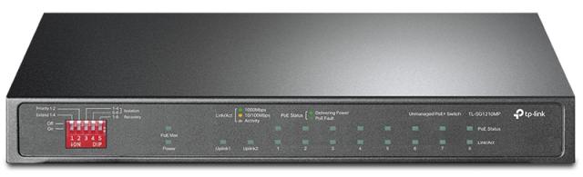 TP-LINK [TL-SG1210MP(UN)] 10ポート ギガビットデスクトップスイッチ(PoE+ 8ポート搭載)の通販は
