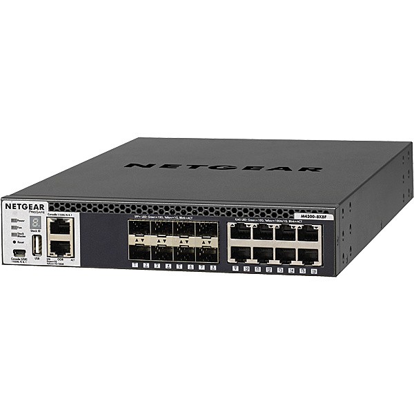 NETGEAR [XSM4316S-100AJS] M4300-8X8F 10GBASE-T 8ポート + 10G SFP+ 8スロット Layer3マネージスイッチ(スタッカブル) 【ライフタイ…の通販は 258,098円