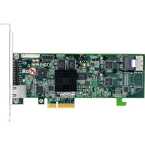 ARECA [ARC-1203-4I] Serial ATA III RAIDカード 4ポート版、PCI-Express x4