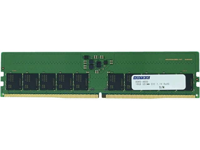 アドテック [ADS4800D-E32GDB] DDR5-4800 UDIMM ECC 32GB 2Rx8