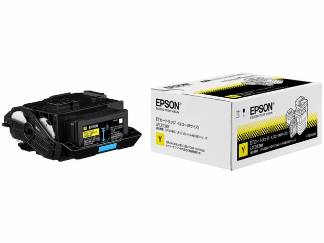 EPSON [LPC3T38Y] ビジネスプリンター用 ETカートリッジ/イエロー/Mサイズ/6600ページ