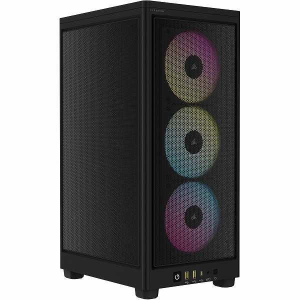 コルセア(メモリ) [CC-9011246-WW] ミニタワー型PCケース iCUE 2000D RGB AIRFLOW - ITX Tower - Black