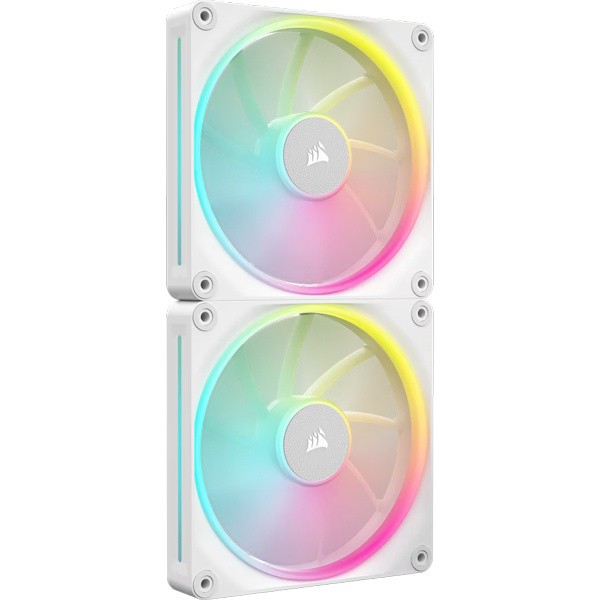 コルセア(メモリ) [CO-9051032-WW] PCケースファン iCUE LINK LX140 RGB WHITE Dual Fans Starter Kit