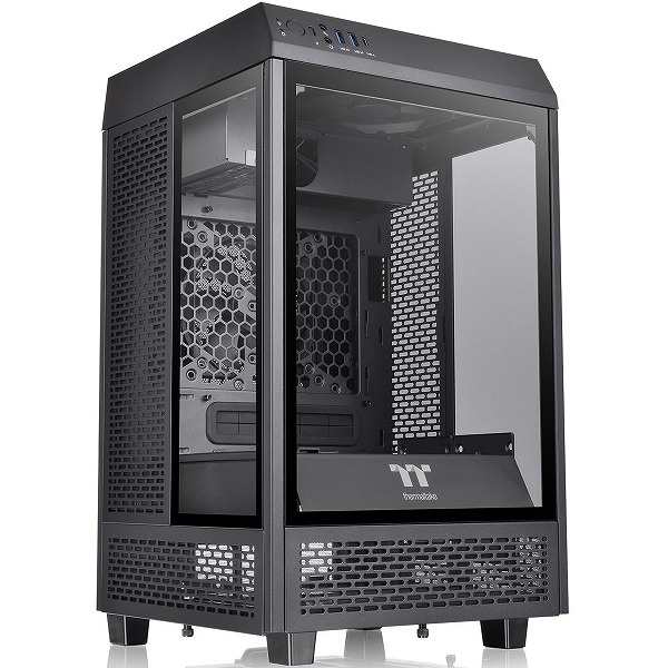 Thermaltake [CA-1R3-00S1WN-00] ミニタワー型PCケース The Tower 100