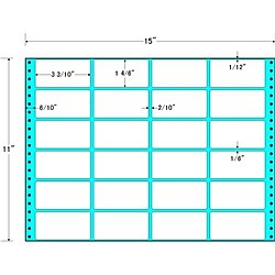 東洋印刷 [RT15T] タックフォームラベル 15インチ×11インチ 24面付(1ケース500折)