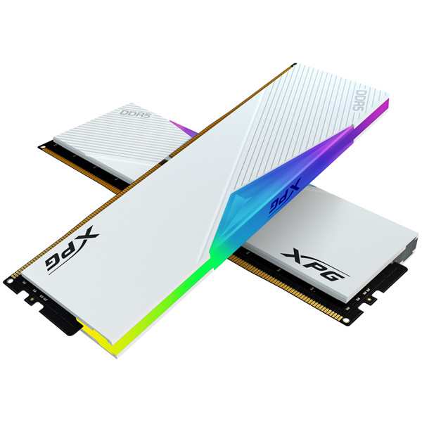 A-DATA Technology [AX5U6400C3232G-DCLARWH] XPG LANCER RGB White DDR5-6400MHz U-DIMM 32GB RGB 32-39-39 DUAL COLOR BOX