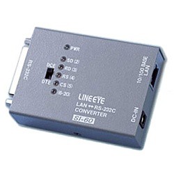 ラインアイ [SI-60-E] インターフェースコンバータ LAN[=]RS-232C ワイド入力ACタイプ