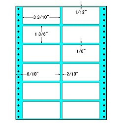 東洋印刷 [RT8C] タックフォームラベル 8インチ×10インチ 12面付(1ケース500折)