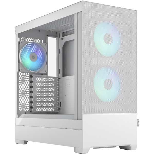 Fractal Design [FD-C-POR1A-01] ミドルタワー型PCケース Pop Air RGB White TG Clear Tint