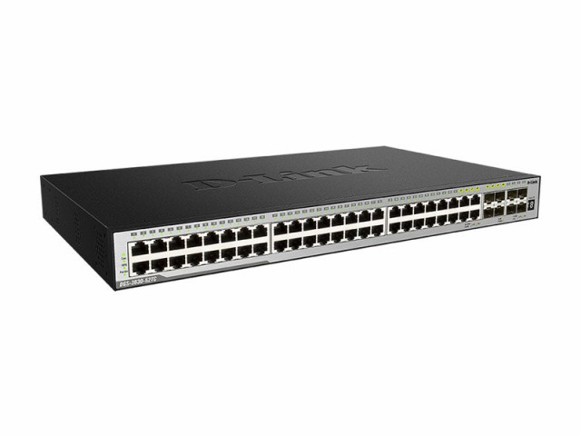 D-Link [DGS-3630-52TCMI/A2] 10/100/1000BASE-T×48ポート スタッカブル Managed L3スイッチ (10G SFP+×4、SFP combo 4) MPLSイメー…