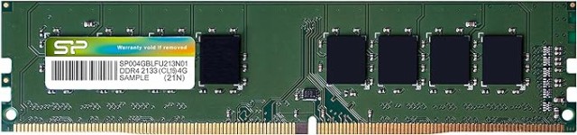 シリコンパワー [SP016GBLFU240B02] メモリーモジュール 288pin U-DIMM DDR4-2400(PC4-19200) 16GB ブリスターパッケージ