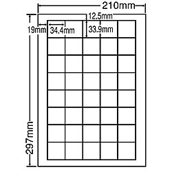 売れ筋大阪 東洋印刷 LDZ28UF シートカットラベル A4版 28面付(1ケース