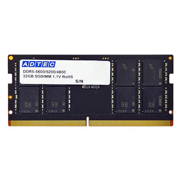 アドテック [ADS5600N-32G] DDR5-5600 SODIMM 32GBの通販は