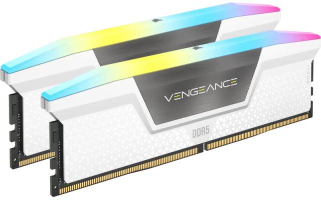 コルセア(メモリ) [CMH64GX5M2B5200C40W] DDR5 5200MHz 64GB(32GBx2) UDIMM 40-40-40-77 XMP 3.0 VENGEANCE RGB DDR5 White 1.25Vの通販は