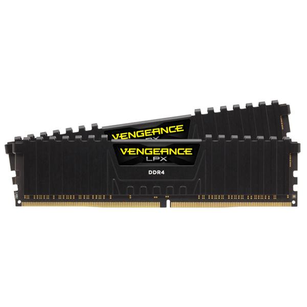 コルセア(メモリ) [CMK32GX4M2E3200C16] DDR4 3200MHz 16GBx2 288pin DIMM Unbuffered 16-20-20-38 Vengeance LPX Black 1.35V XMP 2.0の通販は