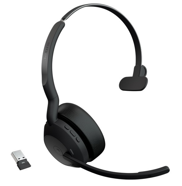 GNオーディオ [25599-899-999] Jabra 無線ヘッドセット USB-A 片耳 MS認定「Jabra Evolve2 55 Link380a MS Mono」の通販は